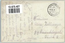 3272 Walperswil 1929 Foto AK Feldpost 2.Division Auto Kirche