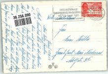8000 Zürich 1951 Foto AK Hotel Geschäft Straße Bahnhofstrasse