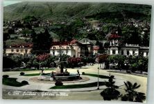 6600 Locarno 1958 Foto AK Giardini pubblici