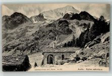 1986 Arolla Foto AK Kath. Kirche