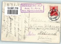 6300 Zug Zugo 1914 Foto AK Gasthaus Rossberg-Alp Landpost Rest.Güterbahnhof Zug