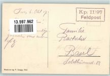 3232 Ins Anet 1917 Foto AK Gasthaus Bären Dorfpartie Feldpost Kp. II/97