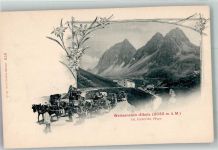Albula Postkutsche Alpenpost Weissenstein- Albula Postkutsche Schweiz Foto AK