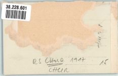 Chur Coire Soldaten bei der Ernte Ort handschriftlich Militär Schweiz 1917 Gebrauchsspuren