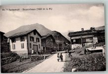 7188 Tschamut Foto AK Bauernhaus Hotel Rheinquellen