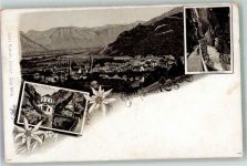 7310 Bad Ragaz Lithographie Vorläufer Taminaschlucht Bad Pfäffers