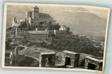 1950 Sion Sitten Foto AK Schloss Tourbillon