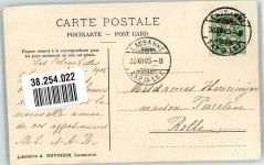 1000 Lausanne Losanna 1905 Winter Winterstudie im Wald Ort lt. Stempel