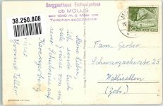 8753 Mollis Foto AK Gasthaus Frohnalpstock