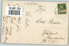 2560 Nidau 1927 Foto AK Neujahrsgrüsse Ort handschriftlich