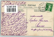 1673 Promasens 1910 Foto AK Postamt Pension d l´Etoile Kirche