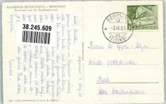 6867 Serpiano 1959 Foto AK Blick von der Kurhausstrasse