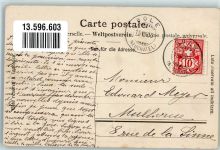 Colombier NE Bahnhof Bahnhof Schweiz 1905 Gebrauchsspuren