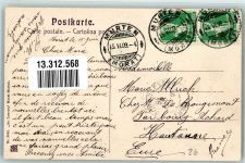 3280 Murten Morat 1909 Foto AK Schulhaus