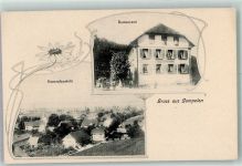 3236 Gampelen Foto AK Gasthaus