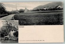2087 Cornaux NE Foto AK Pension Groz Kirche