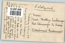 6377 Seelisberg 1918 Foto AK Hotel Löwen Postkutsche Feldpost