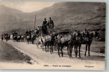 Bellikon Postkutsche Bergpost Postkutsche Schweiz Foto AK