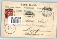 9000 St. Gallen S. Gallo 1899 Winterlithographie Stifts- Kirche Unionbank Hechtplatz Pferdeschlitten