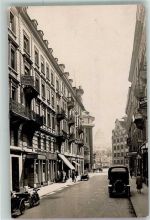 8000 Zürich 1924 Foto AK Auto Hotel Commercio Zurigo Bahnpost Zug 170