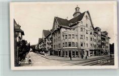 8000 Zürich 1924 Foto AK Obere Höschgasse Geschäft Bahnpost
