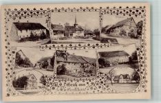 8500 Gerlikon Rosenhuben 1919 Foto AK Postamt Gasthaus Eintracht Kirche Dorfgasse Schulhaus