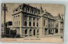 1000 Lausanne Losanna 1907 Foto AK Banque cantonale
