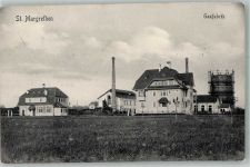9430 St. Margrethen SG 1909 Foto AK Gas- Fabrik
