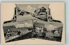 8335 Hittnau Foto AK Postamt Platz Hinterdorf