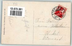 8266 Steckborn 1914 Foto AK Postamt Beruf Briefträger uni