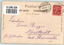 6000 Luzern Lucerne 1901 Lithographie Schützenfest Ort lt. Stempel