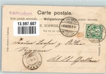 9000 St. Gallen S. Gallo 1905 Foto AK Gasthaus Sommerwirtschaft Wohnhaus Hühnerhof Joosrüti