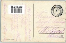 2000 Neuchâtel Neuenburg Gebrauchsspuren Bahnhof Hafen Feldpost Schweiz Nr. 1