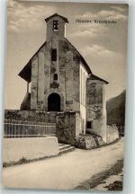 7537 Müstair Münster Folienkarte / Lackkarte Kreuz- Kirche