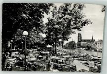 8000 Zürich 1951 Foto AK Gasthaus Insel-Restaurant Bauschänzli