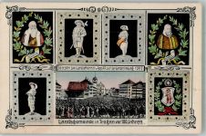 9043 Trogen Foto AK Wappen Portrait Die ersten Landmänner v. Appenzell seit 1597