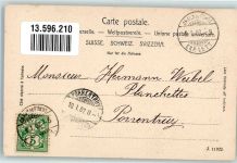 2300 La Chaux-de-Fonds 1902 Zeitungs AK Zeitung La Scene
