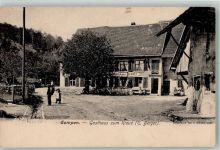 4145 Gempen 1908 Foto AK Gasthaus zum kreuz
