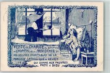 1800 Vevey 1909 Gebrauchsspuren Vente de Charité Hospiz