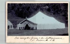 8488 Turbenthal 1906 Foto AK Schweizerische Zeltmission Ort handschriftlich