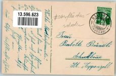 8362 Balterswil Itaslen 1914 Gebrauchsspuren Fabrik Stickerei Postamt Telegraphenamt Gasthaus Oberflächenschäden