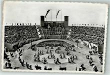 Vevey Fete des Vignerons Stadion Tracht Schweiz Foto AK