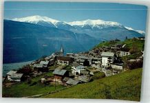 3938 Ausserberg 1975 Foto AK Lötschbergrampe