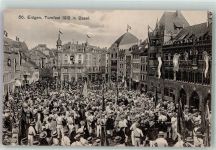 4000 Basel Bâle 1912 Foto AK 56. Eidgen. Turnfest 1912
