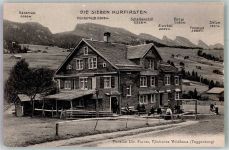 9658 Wildhaus 1909 Foto AK Pension Forrer Rösliwies Wildhaus