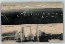 8182 Hochfelden 1922 Foto AK Gasthaus Winkler Schulhaus Brücke