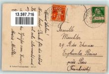 8182 Hochfelden 1922 Foto AK Gasthaus Winkler Schulhaus Brücke