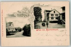 9244 Niederuzwil 1901 Foto AK Algenshausen