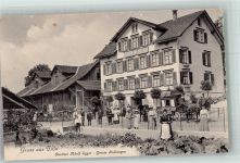 9213 Hauptwil Foto AK Postkutsche Gasthaus Egger Trön