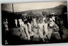 4665 Oftringen Foto AK Ort lt. Stempel Festumzug